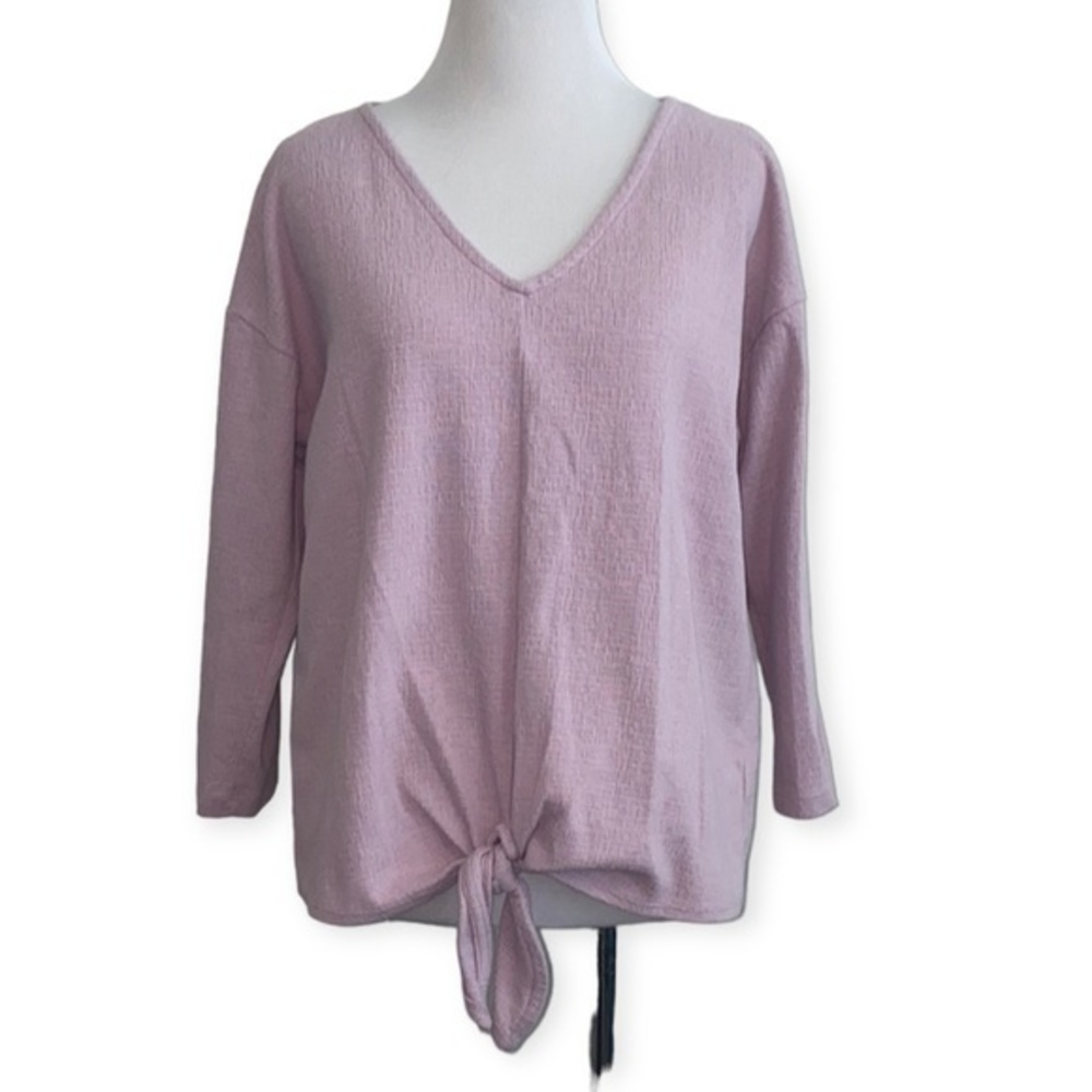 5/$30 🎈 Old navy women’s medium purple tie‎ front top